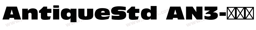 AntiqueStd AN3字体转换